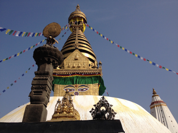The stupa at Swayambunat