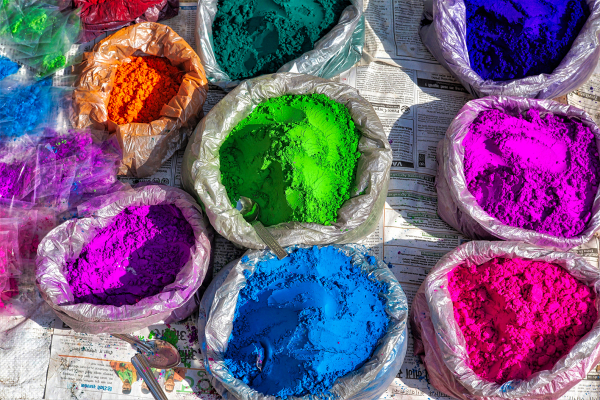 Colored Pigment to be used in making Mandalas